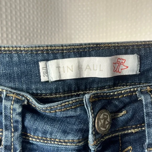 Tin Haul Women's Bootcut Blue Jeans-size 28L - Picture 2 of 12